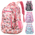fsahion pencil case backpack for men and women