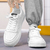 Casual Lace-up Sneakers Men Fashion Breathable Plaid Flats Shoes - buy online