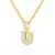 Wild Bling Initial Letters Stainless Steel Necklace and Pendant 26 A-Z.. - online store