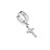 Punk Cross Stars Dangle Earrings for Men and Women Stainless Steel on internet