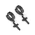 Punk Cross Stars Dangle Earrings for Men and Women Stainless Steel