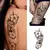 Waterproof temporary tattoo for men and women on internet