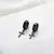 Punk Cross Stars Dangle Earrings for Men and Women Stainless Steel - online store