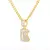 Wild Bling Initial Letters Stainless Steel Necklace and Pendant 26 A-Z.. - buy online