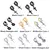 Punk Cross Stars Dangle Earrings for Men and Women Stainless Steel on internet