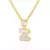 Wild Bling Initial Letters Stainless Steel Necklace and Pendant 26 A-Z.. on internet
