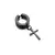 Image of Punk Cross Stars Dangle Earrings for Men and Women Stainless Steel