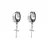 Image of Punk Cross Stars Dangle Earrings for Men and Women Stainless Steel