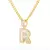 Wild Bling Initial Letters Stainless Steel Necklace and Pendant 26 A-Z..