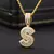 Image of Wild Bling Initial Letters Stainless Steel Necklace and Pendant 26 A-Z..