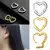 Image of Punk Cross Stars Dangle Earrings for Men and Women Stainless Steel