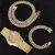 Miami Chain Necklace, Watch, and Bracelet Set for Men. - online store