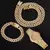 Miami Chain Necklace, Watch, and Bracelet Set for Men. - online store