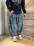 JEANS BAGGY RECORTE AZUL.