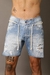 Bermuda Jeans Metal Carbono