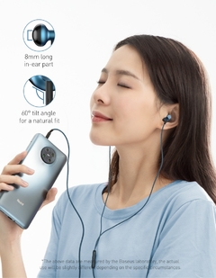 Fone de Ouvido Baseus H19 Estéreo In-Ear Jack Wire - comprar online
