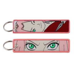 Chaveiro de Anime Japonês Com Bordas Pretas na internet