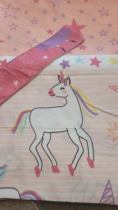 Cortinas Soft Infantil Unicornios Danza - comprar online