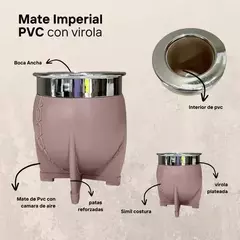 Mate CHARRO PVC Rosa - comprar online