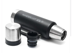 TERMO ACERO WANDERLUST 1300 ML NEGRO - comprar online