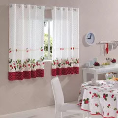 Cortina de Cozinha Translúcida Döhler 2,00m x 1,20m - comprar online
