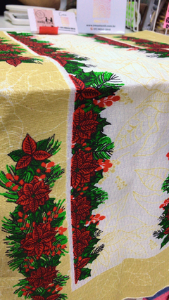 Toalha de Mesa Natal 6/8 Lugares 2.10X1.40 - Irmãs Têxtil