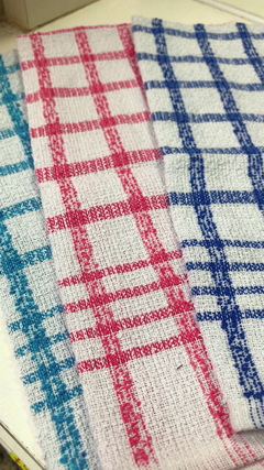 Kit Pano de Prato Atoalhado Quadriculado c/ 3 unidades - comprar online
