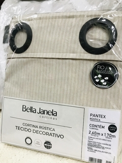 Cortina Janela Bella Janela Rústica 2.60X1.70 na internet
