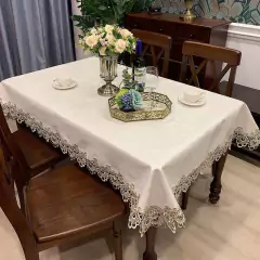 Toalha de Mesa Importada Bege Claro 1.50 X 2.20 - comprar online