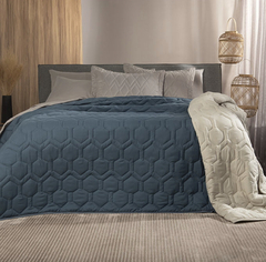 Edredom Endore Casal - Azul Marinho - comprar online