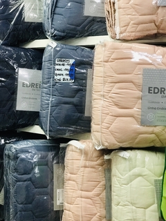 Edredom Queen Azul Marinho - comprar online