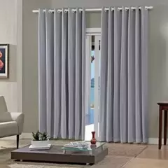 Cortina Bella Janela Blackout Lisa Slim 3,60cm x 2,50cm na internet