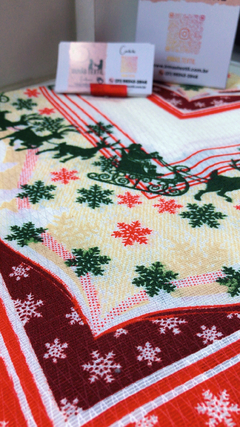 Toalha de Chá Natal 0.70cm X 0.70 cm na internet