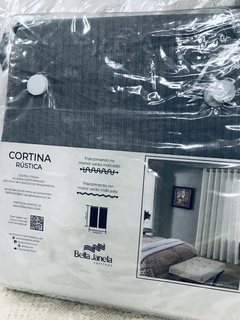 Cortina Janela Bella Janela Rústica 2.60X1.70 - comprar online