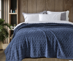 Cobertor Splendore Jacquard Sherpa Queen - comprar online