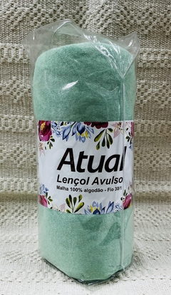 Jogo de Lençol Solteiro 2 Peças Malha 100% Algodão