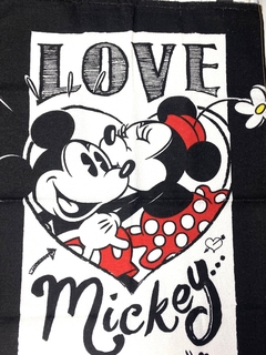 Pano de Prato Mickey e Minnie Kit c/ 3 Unidades Döhler - comprar online