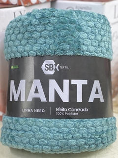 Manta Nero Canelada Queen- Verde na internet