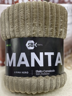 Manta Nero Canelada Queeen- Marrom na internet