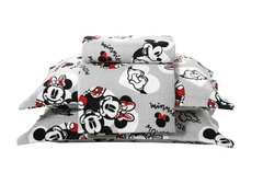 Kit Colcha Solteiro Mickey e Minnie Piquet 100% Algodão Dohler na internet