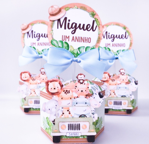 Centro de mesa Safari (uni.)