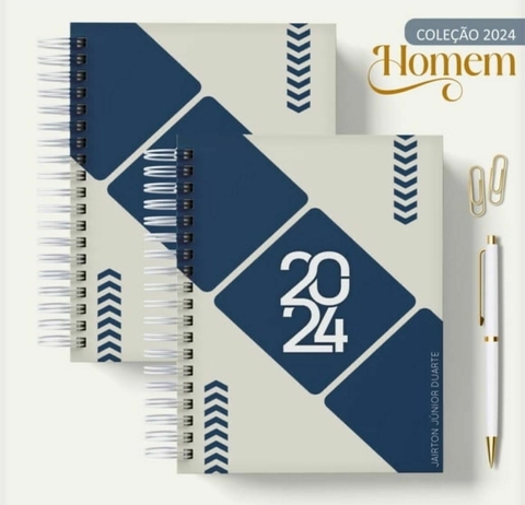 Agenda Masculina 2 dias Por Paginas