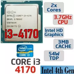 Processador Intel Core 3.7ghz, Quad-Core sr1pl i3 4170 - comprar online