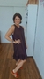Vestido Cavado Marrom um Babado Barra - Abbigliare By Cintia Urbano