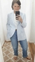 Blazer Listrado azul e Branco na internet