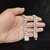Imagem do Nova cadeia de hip hop rhombus cubano iced out bling colar feminino dos homens 1