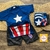 Conjunto infantil personagens na internet