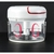 Mini Processador Manual Triturador de Alimentos com 2 Laminas - comprar online