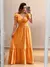 Vestido Clara laranja
