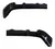 Parachoque Dianteiro Hilux Sr5 1992 1993 Até 2001 Preto - Flamma Autopeças
